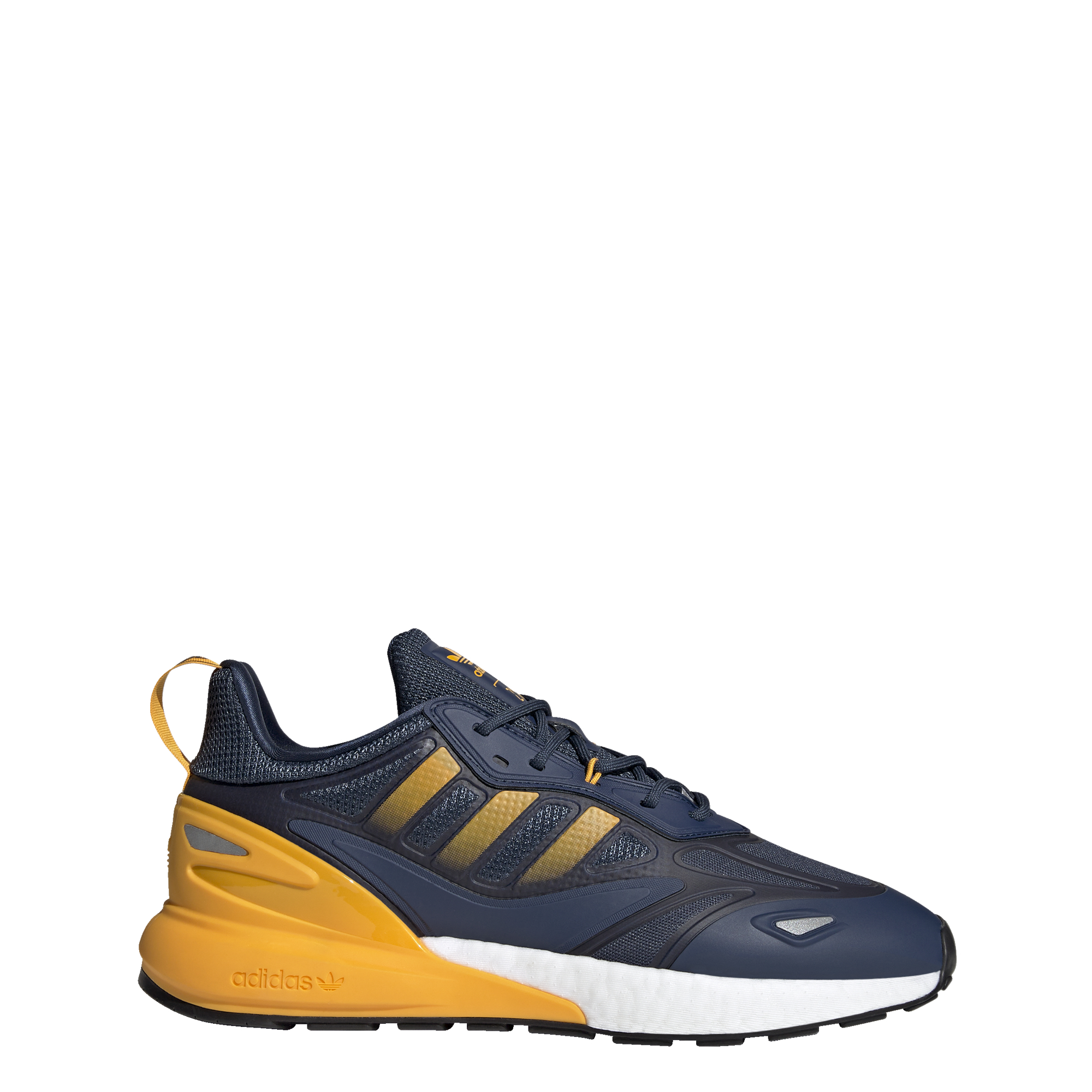 adidas ORIGINALS ZX 2K Boost 2.0 男款藍色運動鞋 GZ7733