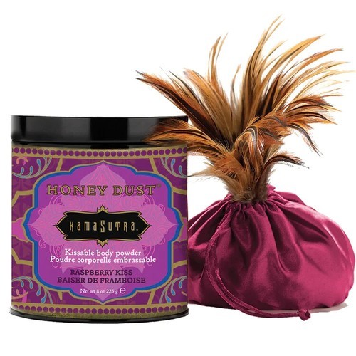 Kama Sutra Honey Dust Body Powder 8oz Raspberry Kiss