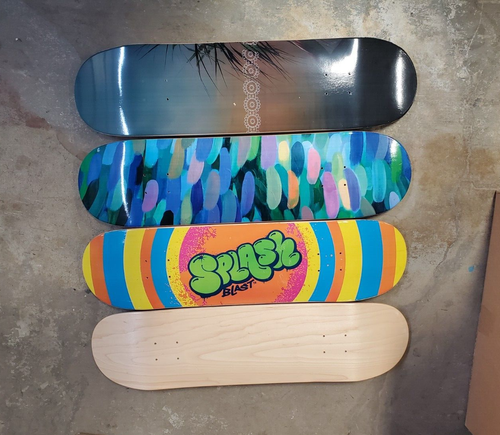 Skateboard Decks - *RANDOM LOT OF 5* - Blemished/Misprint - 100% Canadian Maple