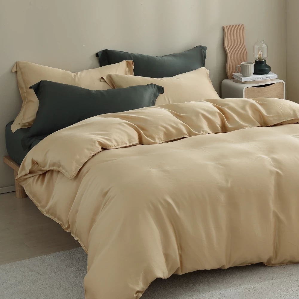 天絲頂級300織-單人/雙人/加大/特大-床包/枕套/被套 | 50色