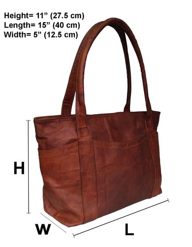 Women Business Tote Shoulder bag Genuine Leather Everyday Purse Shopper Handbag